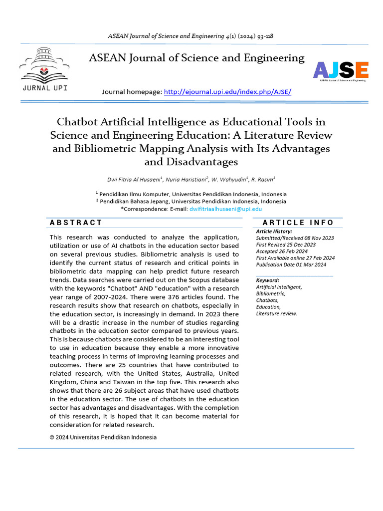Chatbots in Education: Trends and Insights | PDF | Artificial ...