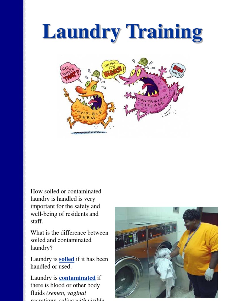 Laundry Training | PDF | Washing Machine | Laundry