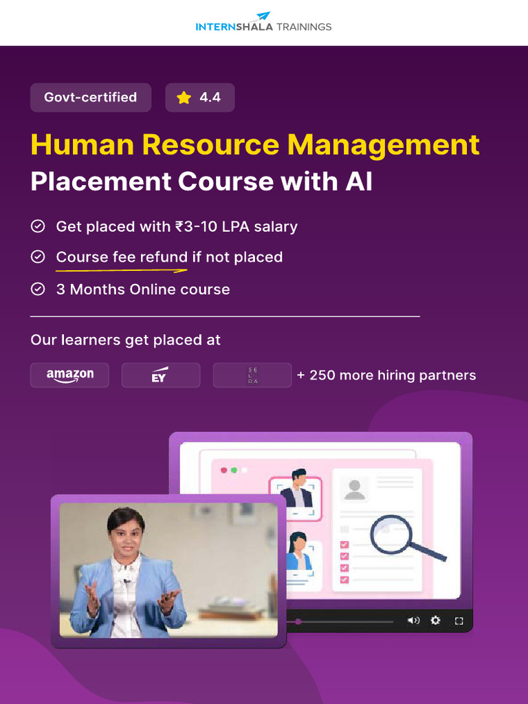 HR Management Placement Course with AI | PDF | Human Resources | Human ...