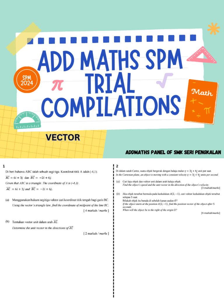 add maths spm trial compilations -VECTOR | PDF