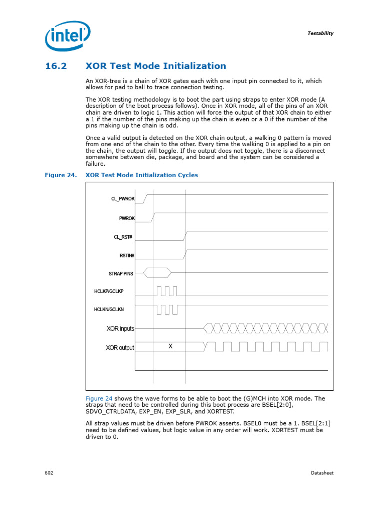 XOR Test Mode Initialization Guide | PDF