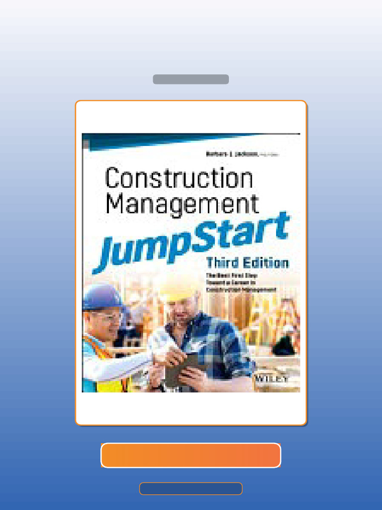 Test Bank for Construction Management JumpStart 3rd Edition Barbara J ...