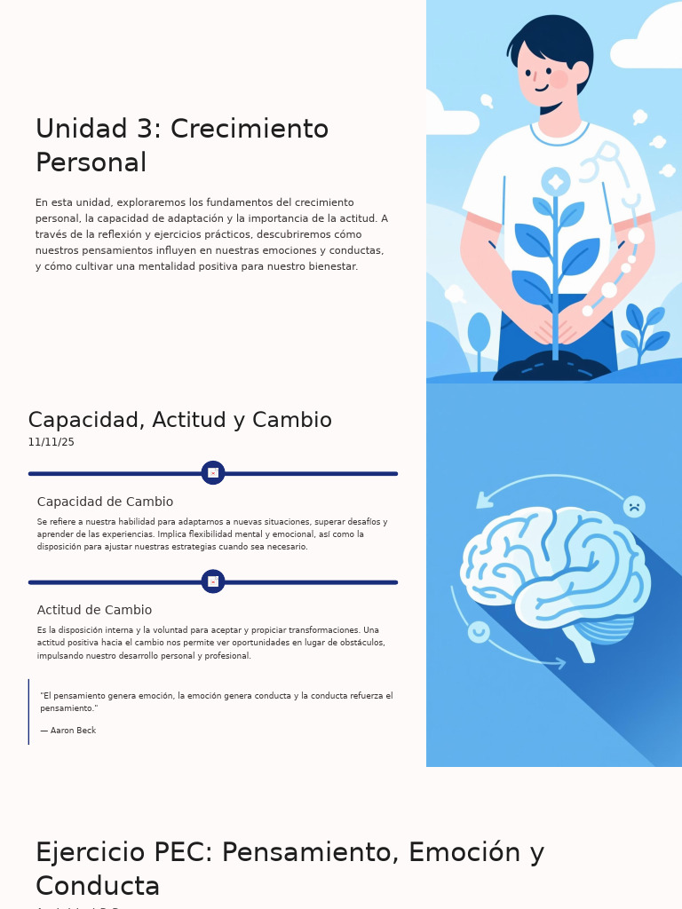 Crecimiento Personal y Actitud Positiva | PDF | Las emociones ...