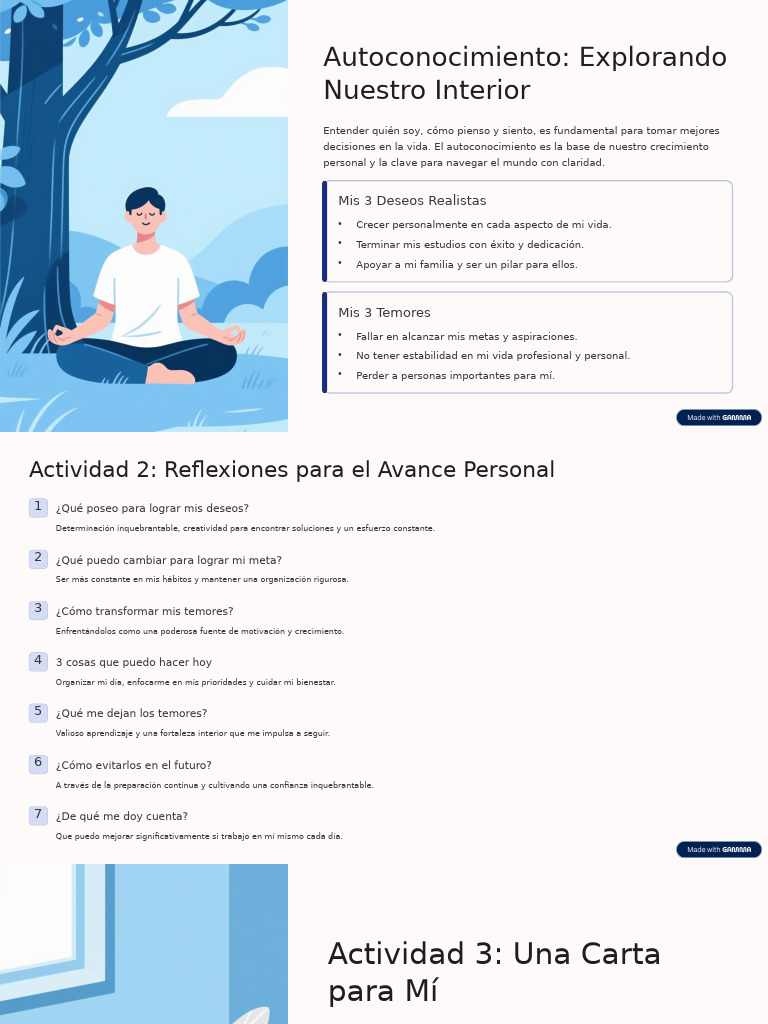 Autoconocimiento y Crecimiento Personal | PDF | Psicología Social ...