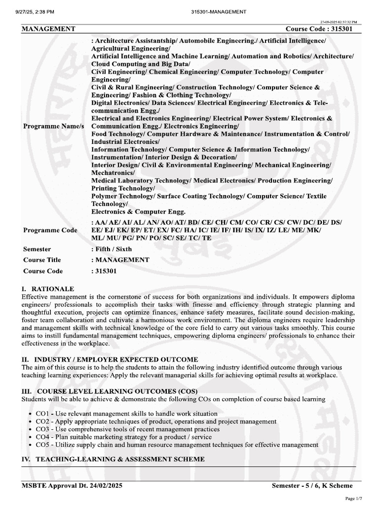 Management | PDF