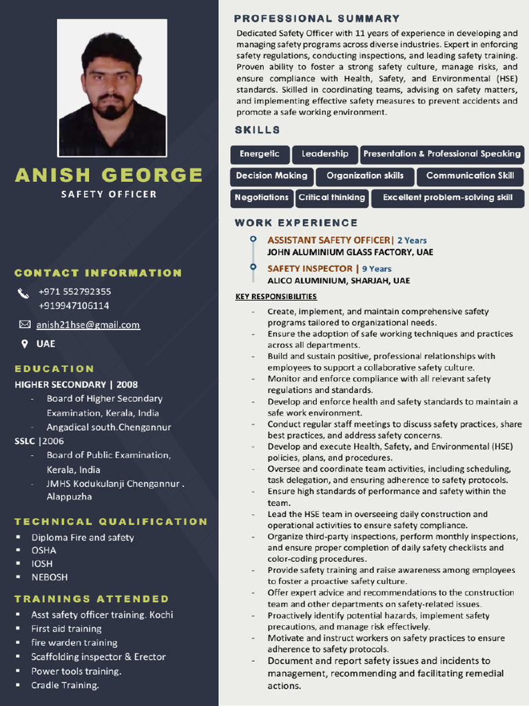 Anish George - CV 2025 | PDF