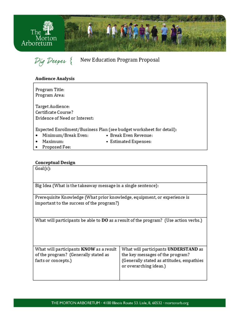 New Education Program Proposal Guide | PDF