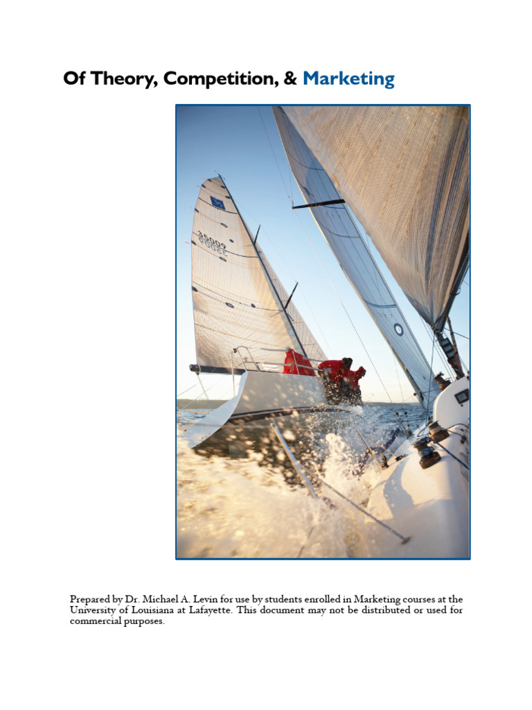 Of Theory, Competition & Marketing | PDF | Competition | Marketing