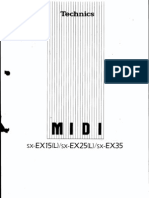 Sx-Ex15 Ex25 Ex35 Midi Manual