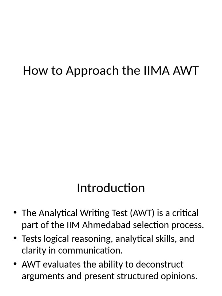 Mastering the IIMA AWT Strategies | PDF | Interest | Loans