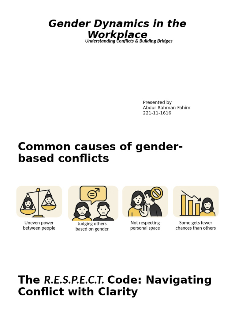 Gender Dynamics in the Workplace.real (2) | PDF