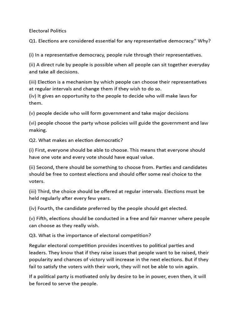 Understanding Electoral Politics in India | PDF | Elections | Voting
