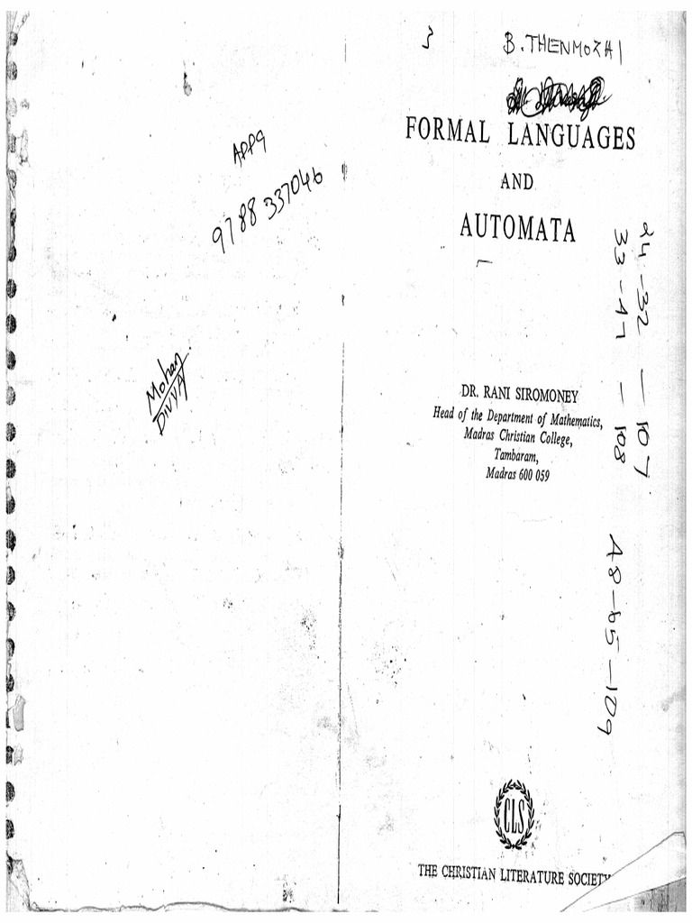 Automata Theory | PDF