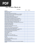 Car Pre-Delivery Inspection Checklist | PDF | Vehicles | Manual ...