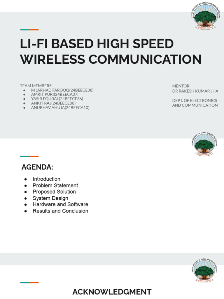 Li-Fi High-Speed Wireless Communication | PDF | Wi Fi | Computing