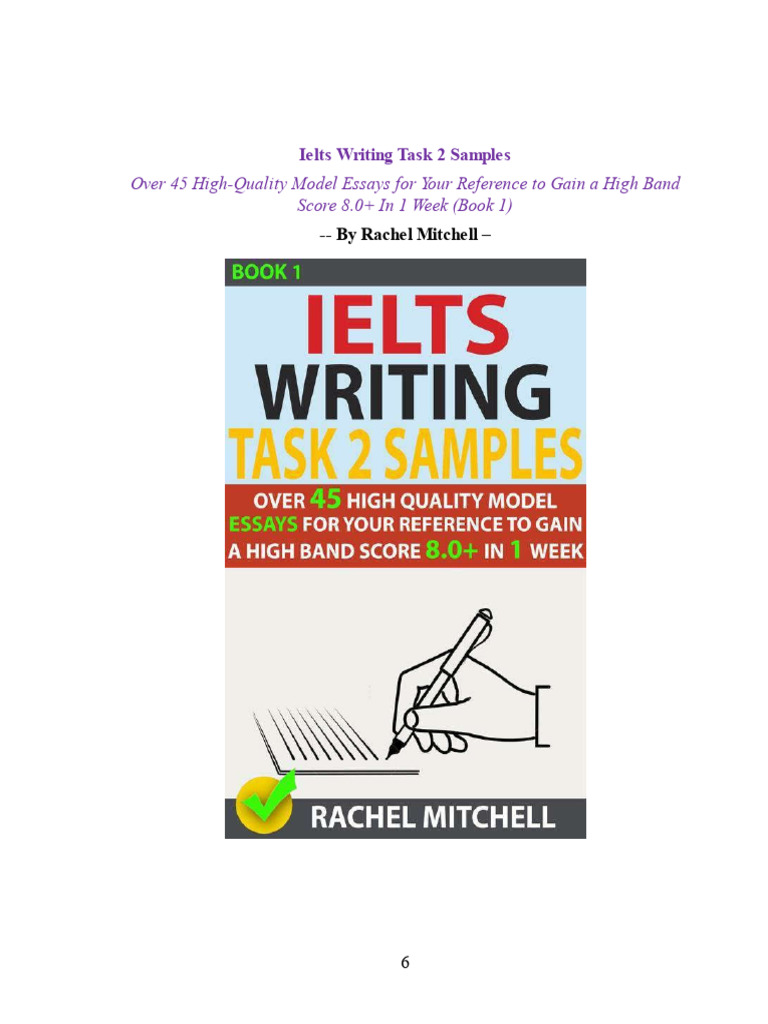 IELTS Writing Task 2 Model Essays | PDF | Meat | Luck