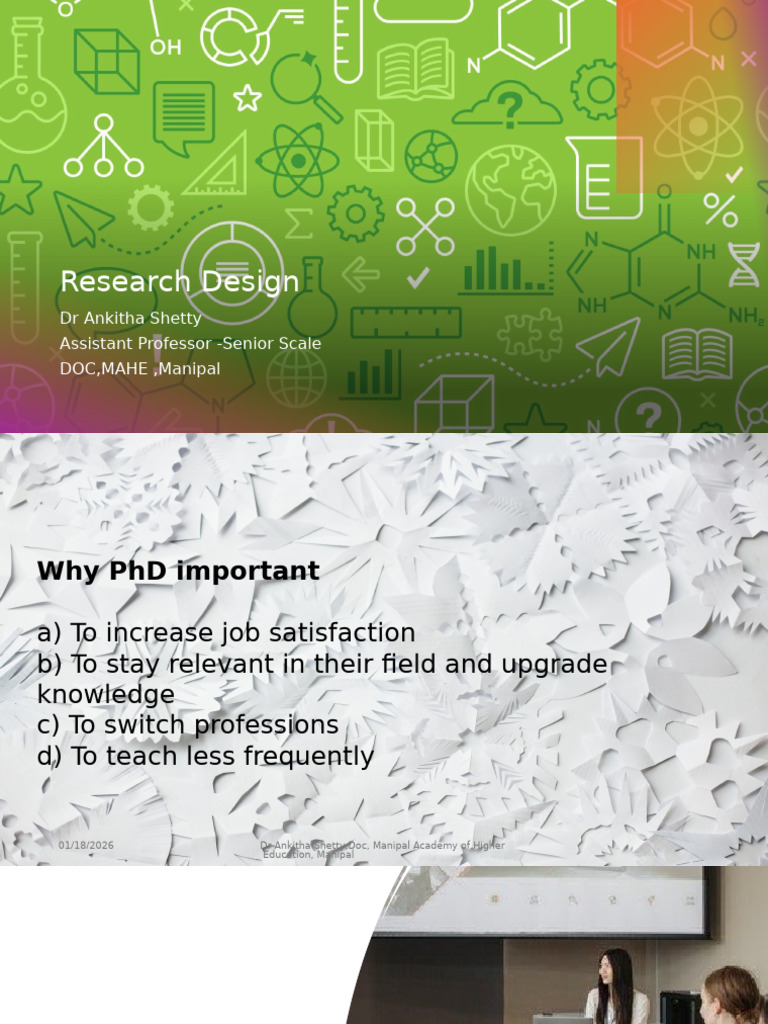 Importance of PhD and Research Design | PDF | Educational Technology ...