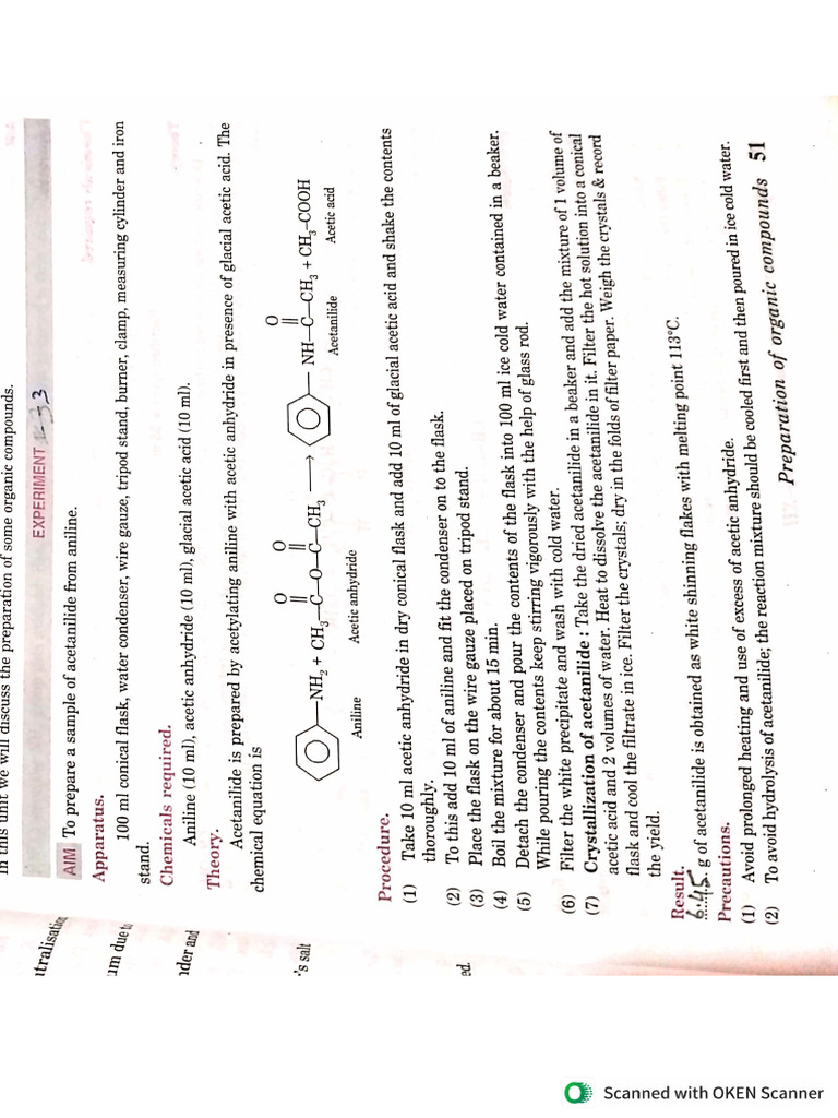 Chem Practical 1 | PDF