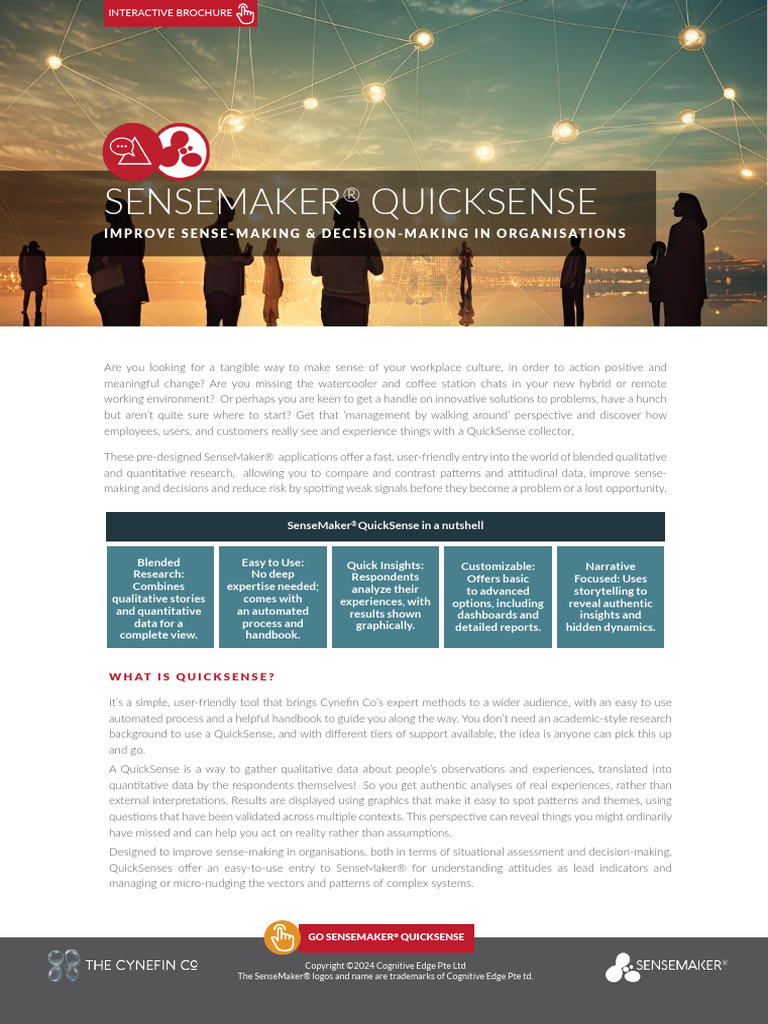 QuickSense: Enhance Decision-Making Insights | PDF | Usability ...