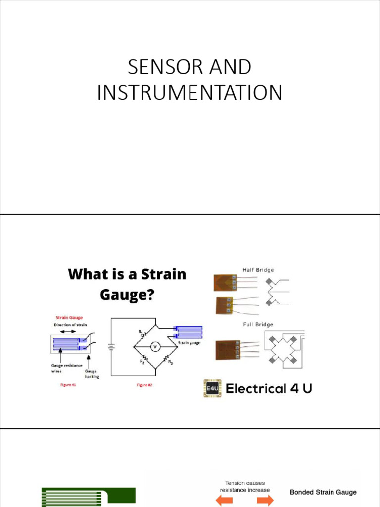Understanding Strain Gauges and Load Cells | PDF | Deformation ...