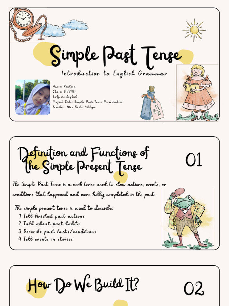 Understanding Simple Past Tense | PDF | Grammatical Tense | Subject ...