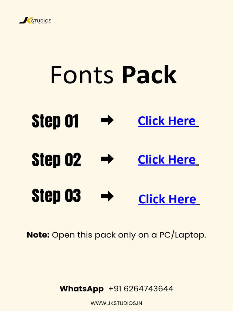 Essential Fonts Pack for PC Users | PDF