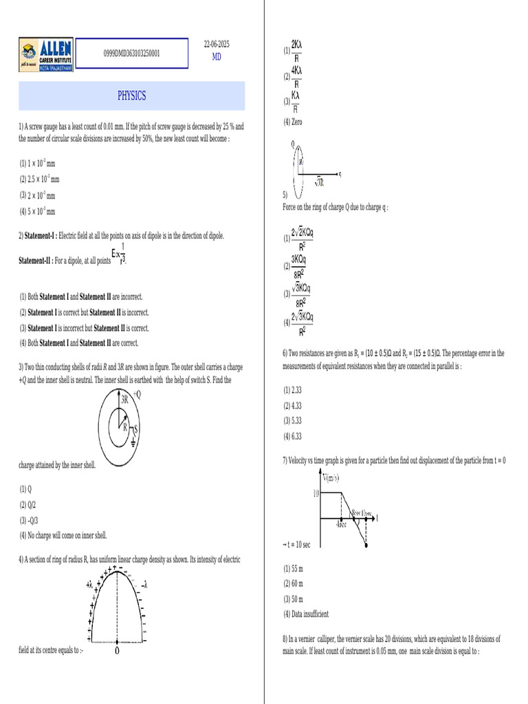 Physics Problems and Solutions Guide | PDF | Molecules | Gases