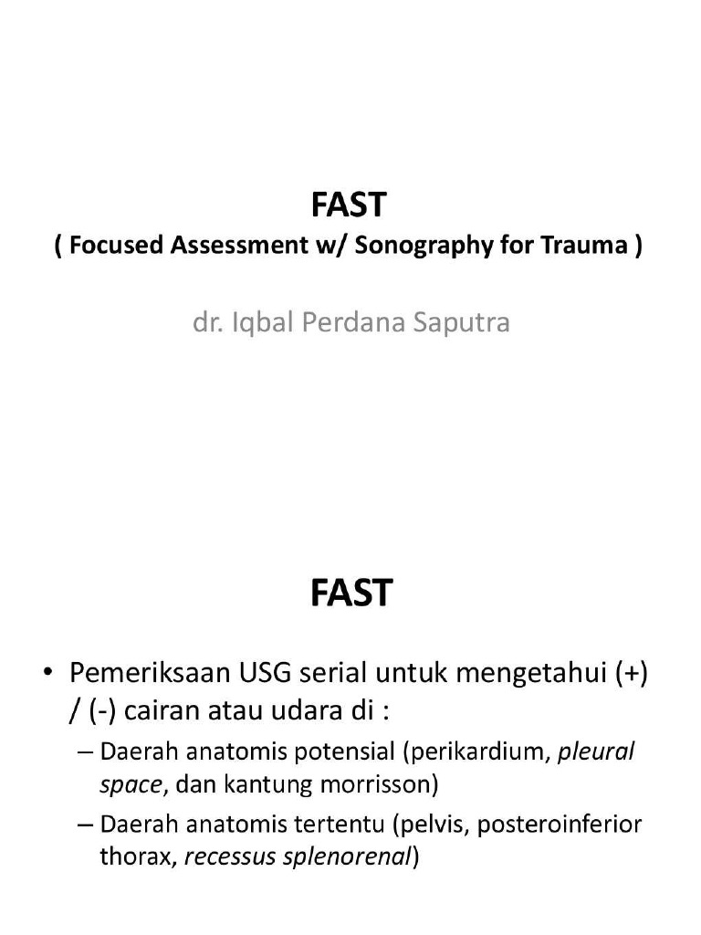 Materi-Usg Fast | PDF