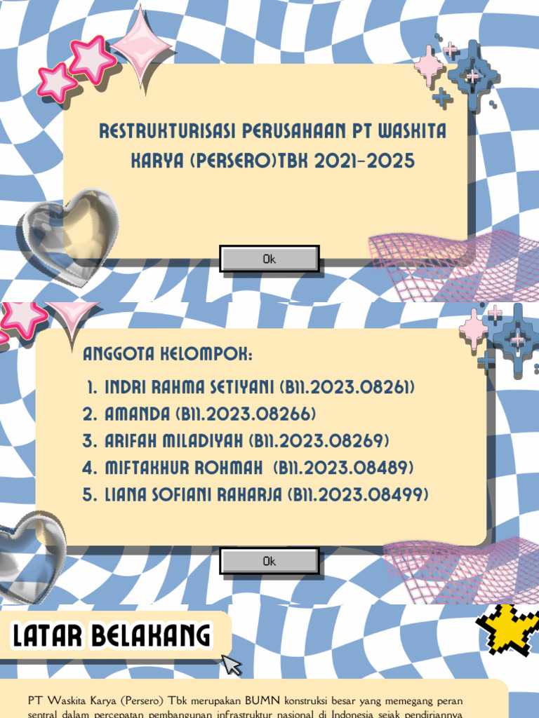 Blue Yellow Y2K Project Presentation | PDF