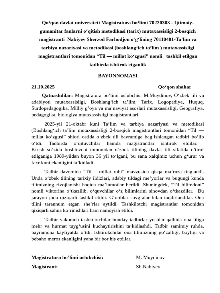 Til Bayrami Bayonnomasi | PDF