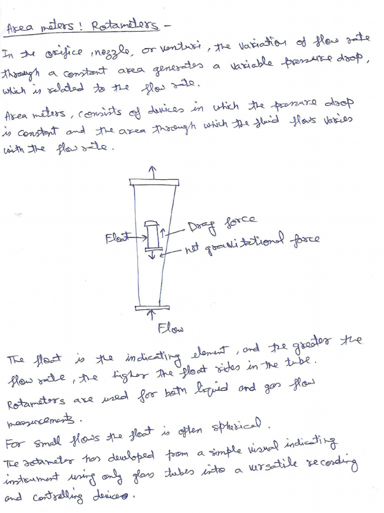 Rotameter, Pitot Tube, Nozzle | PDF