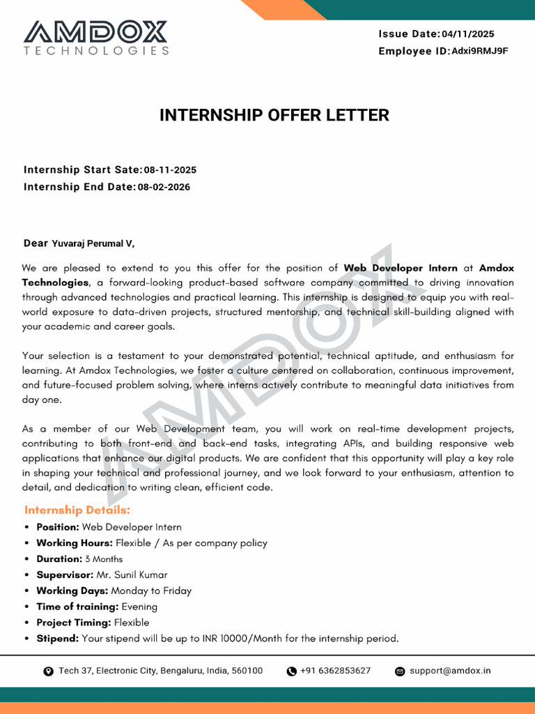 Offer Letter | PDF