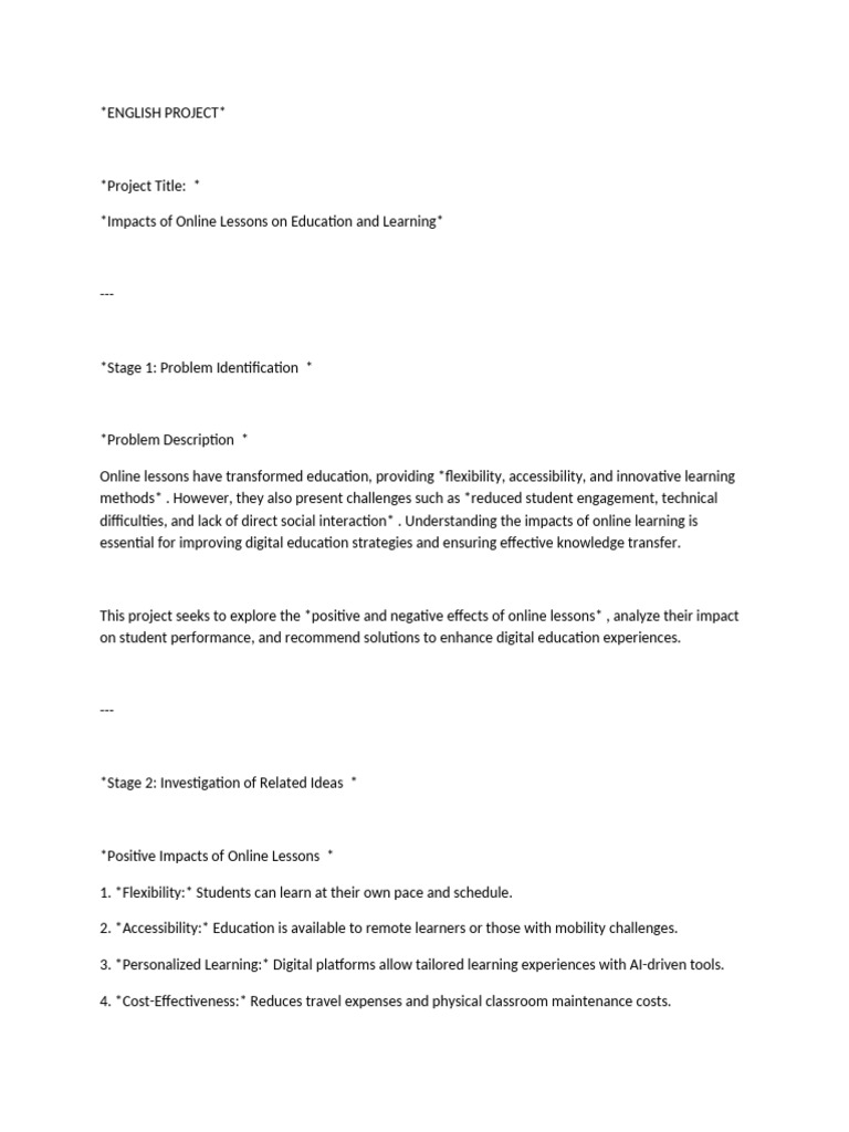 English Project 4 | PDF | Educational Technology | Learning