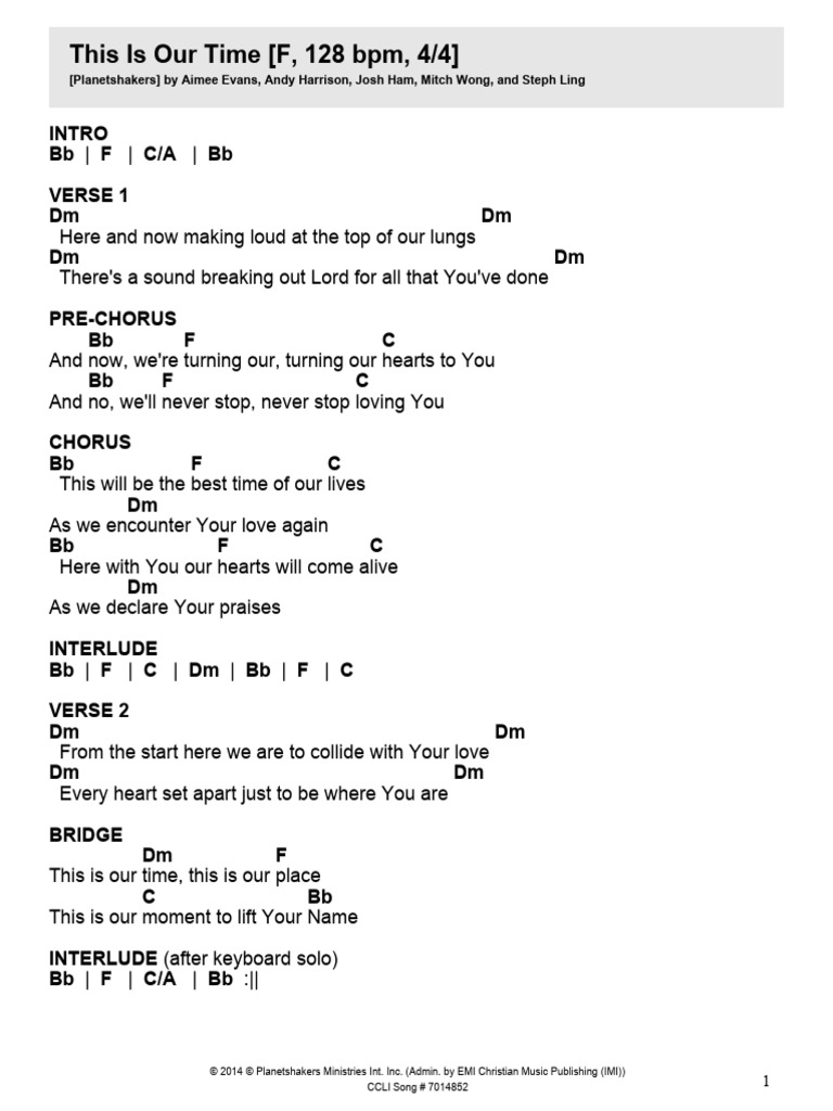 This Is Our Time (FA) | PDF