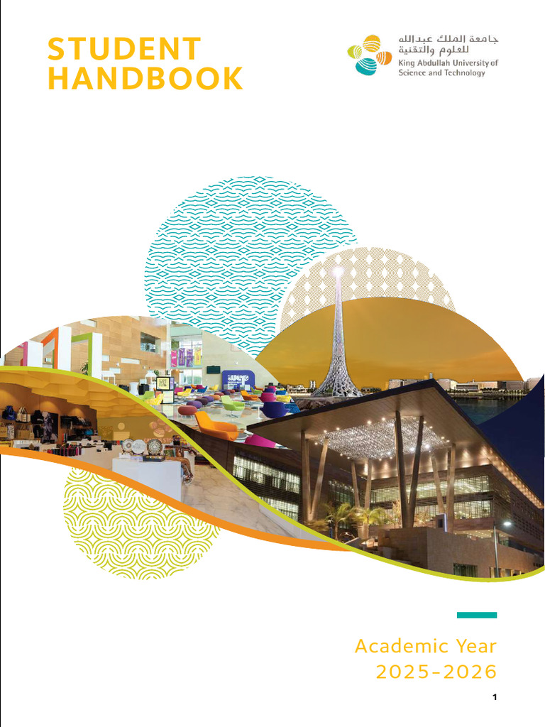 KAUST Student Handbook 2025-2026 | PDF