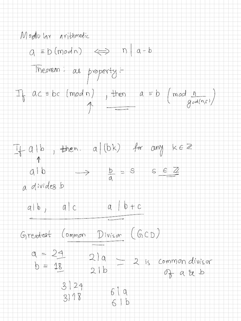 Gcd And Some Properties-a practical evaluation | PDF | Number Theory ...