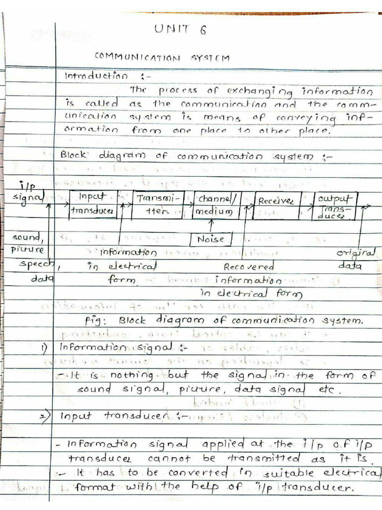 Notes - BXE Unit 6 | PDF