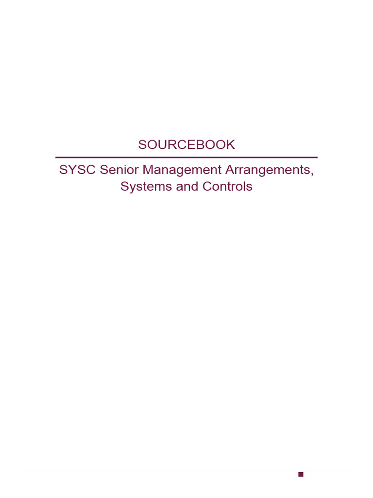 SYSC 10: Conflicts of Interest Guide | PDF | Conflict Of Interest ...