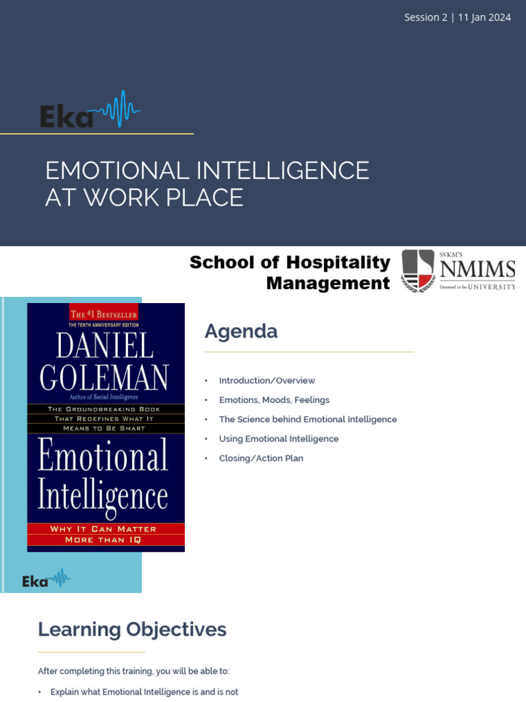 Emotional Intelligence in the Workplace | PDF | Emotional Intelligence ...