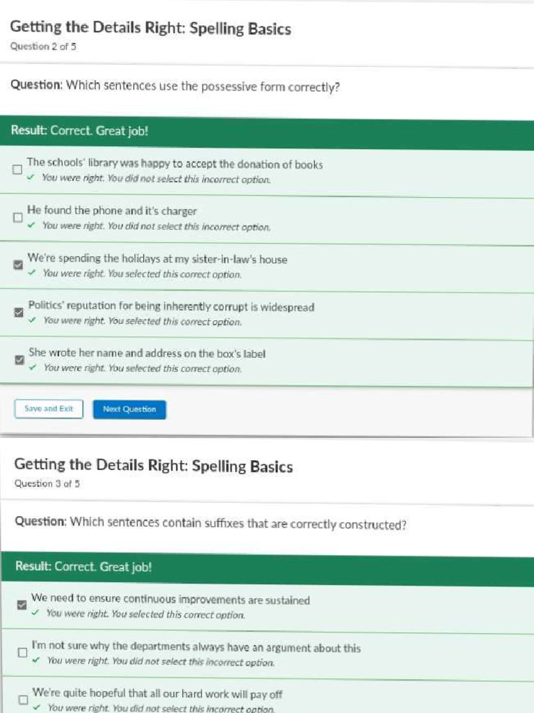 Getting the Details Right- Spelling Basics AD | PDF