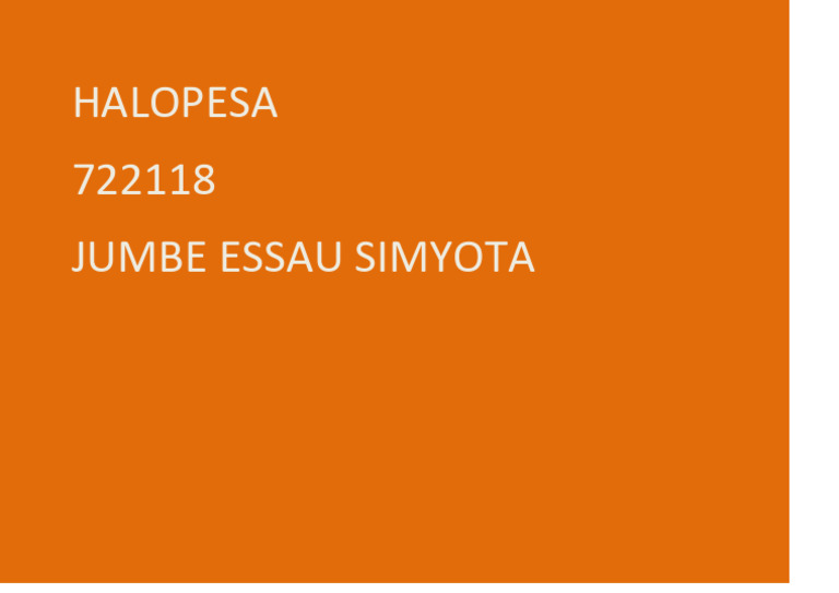 HALOPESA | PDF