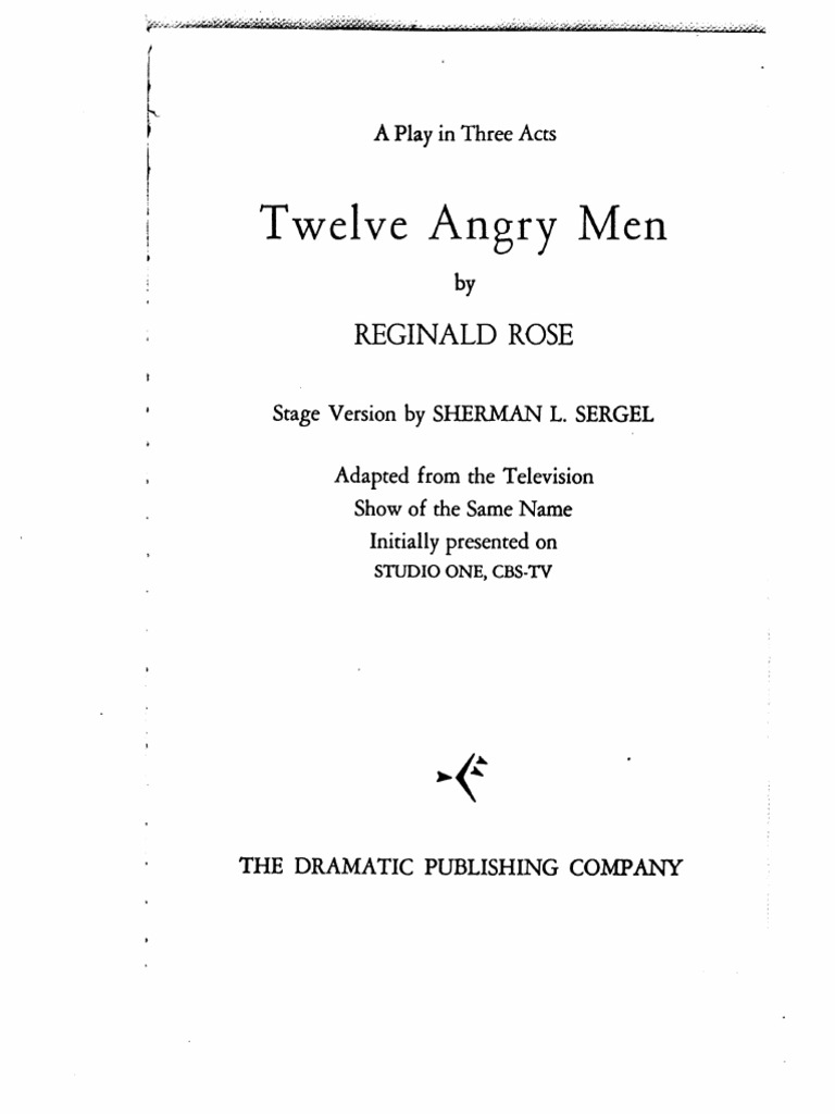 12 Angry Men | PDF