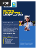 Pay My Super Into Hostplus.: Standard Choice Form | PDF | Public ...