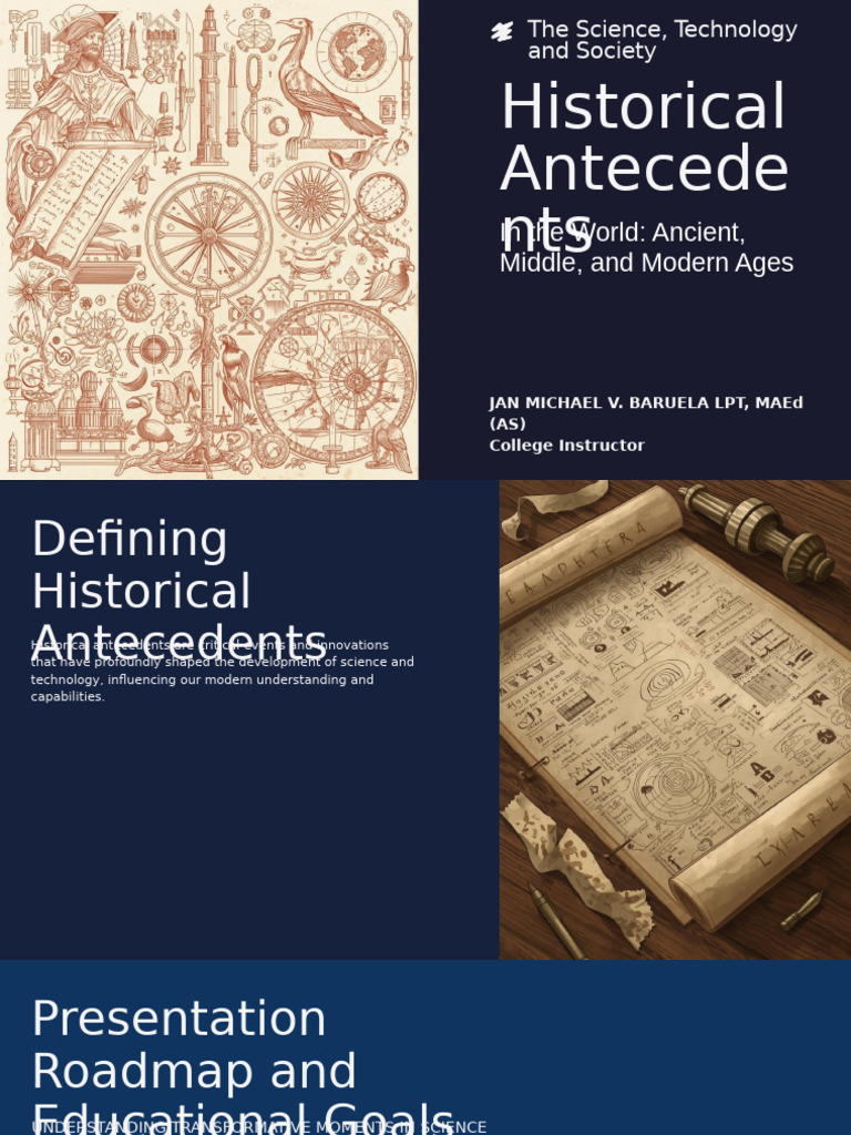 Historical Antecedents of Science & Tech | PDF | Science | Renaissance