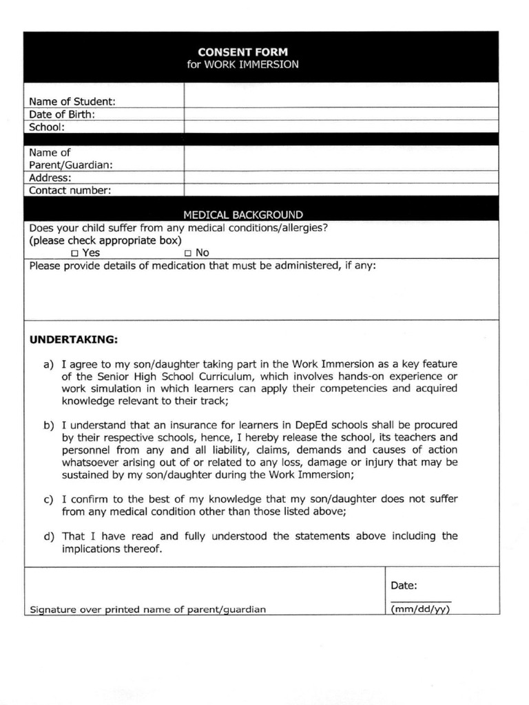 Consent Form | PDF