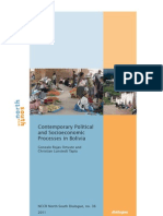 Contemporary Political and Socioeconomic Processes in Bolivia. Gonzalo Rojas Ortuste and Christian Lunstedt Tapia