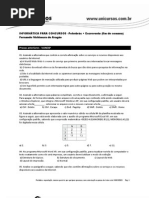 01 - CTA + Petrobrás + Escrevente - questoes