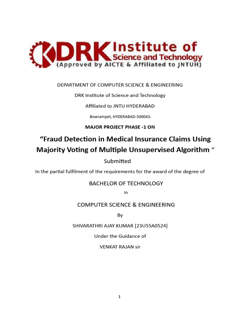 Mini Project Cse 4-1 Ajay | PDF | Machine Learning | Cluster Analysis