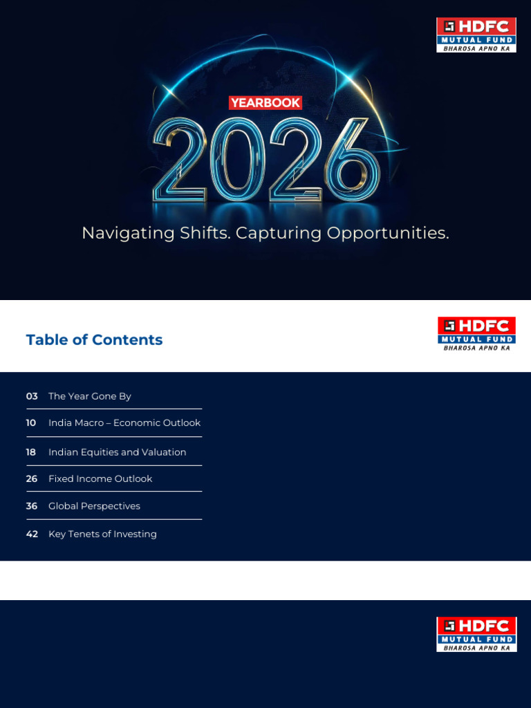 HDFC MF Yearbook 2026 - Navigating Shifts. Capturing Opportunities ...