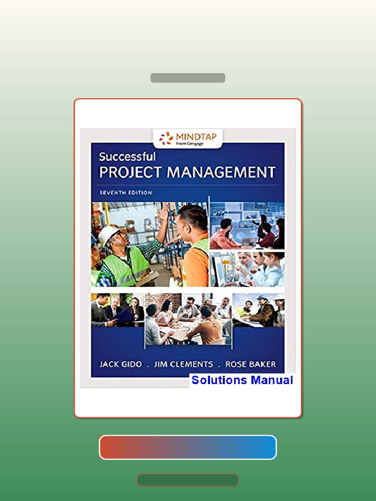Test Bank for Successful Project Management 7th Edition Gido | PDF